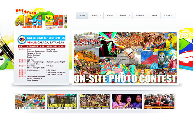 alaehfestivalwebsite | website development team in Batangas